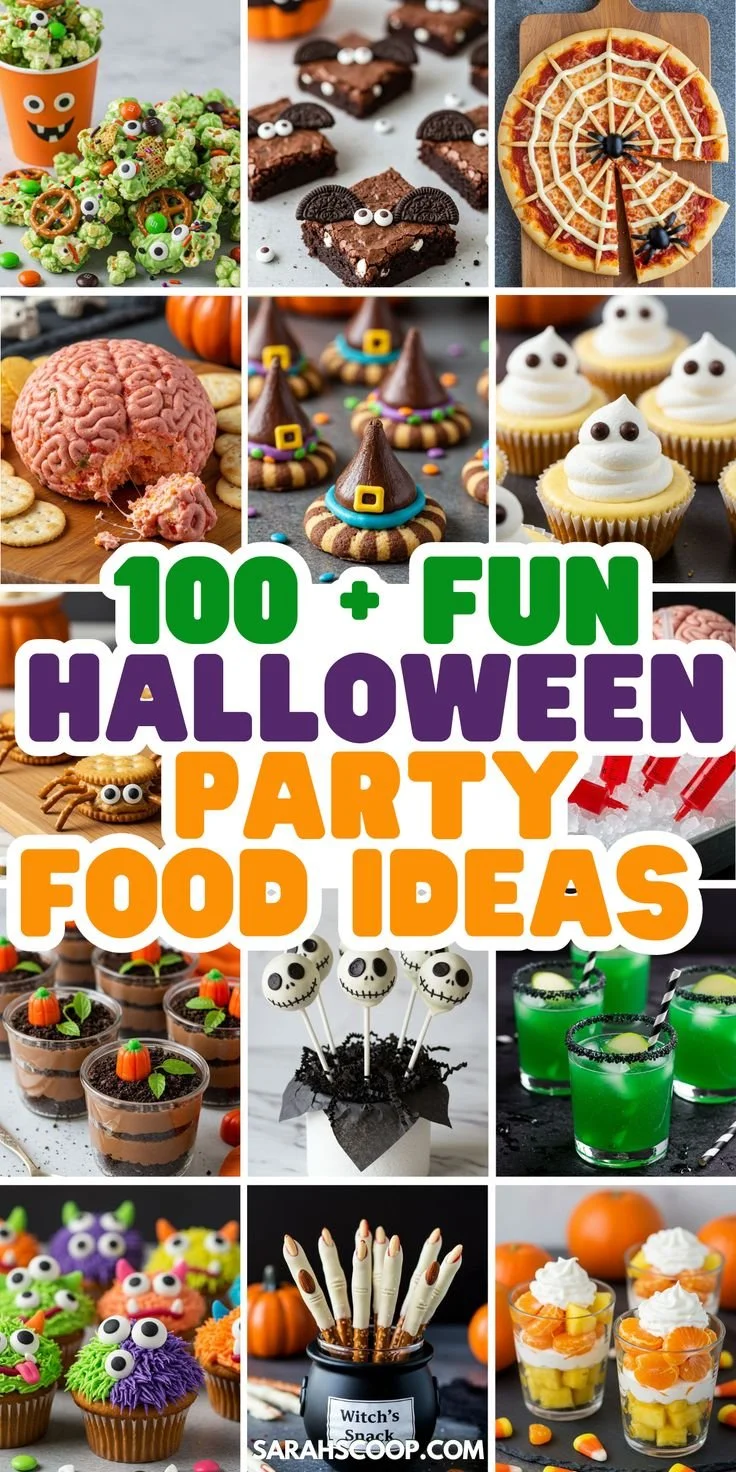 Creative Halloween party food ideas for fun and festive celebrations.