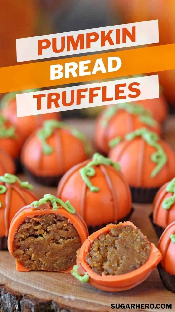 Delicious pumpkin cake balls recipe for Halloween treats